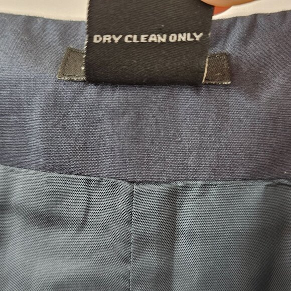 J. Peterman Midi Skirt 12 Wool Lined Pleated Tree Print Gray Red Preppy Fairy - Picture 10 of 12